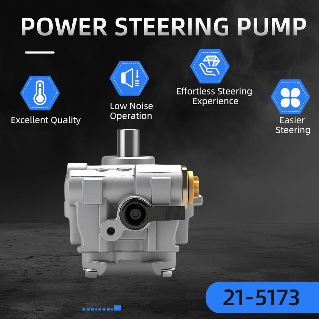 Power Steering Pump, for Hummer H3 2006-2009, 3.5L 3.7L Gas