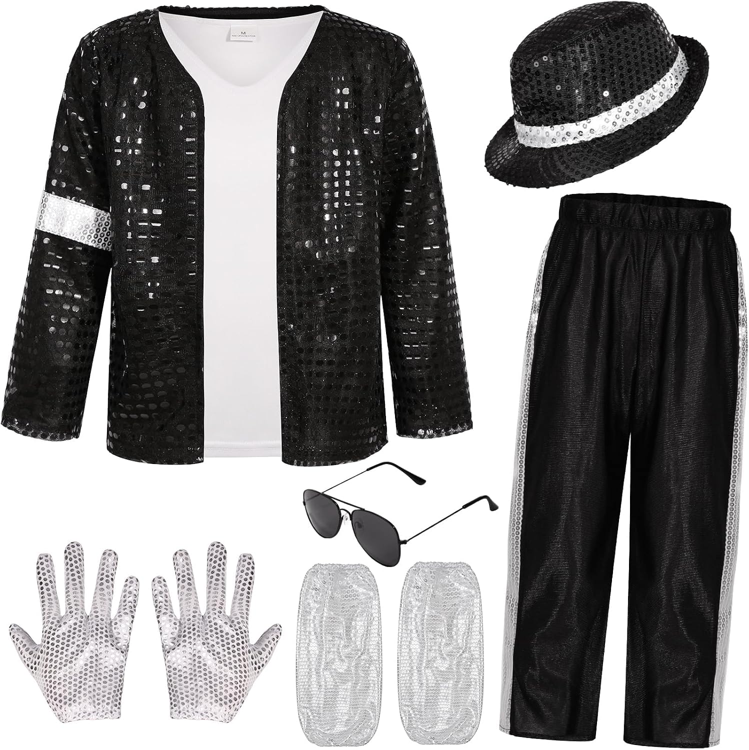 Kids 80s 90s Pop Star Costume, Dance Party Outfit, Halloween Costume