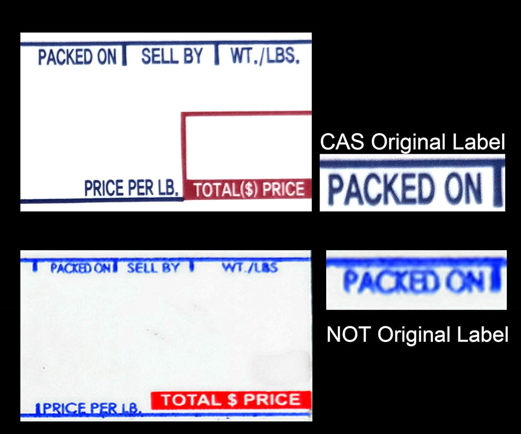 LST-8000 Printing Scale Label, 58 x 30 mm, Non-UPC, 12 Rolls Per Case