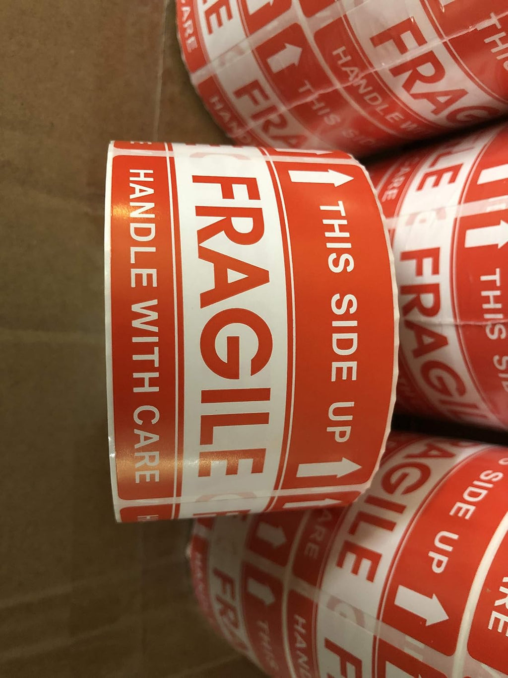 2" x 3" Handle with Care This Side Up Fragile Stickers Adhesive Label 500 Per Roll