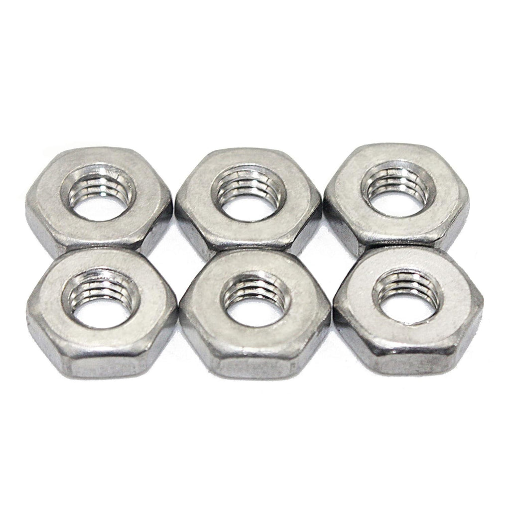 Fullerkreg 10-24 Machine Screw Hex Nuts, Stainless Steel 18-8