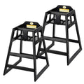Wooden High Chairs for Babies and Toddlers with Safety Strap, Commercial Grade Restaurant High Chair, Durable Wood