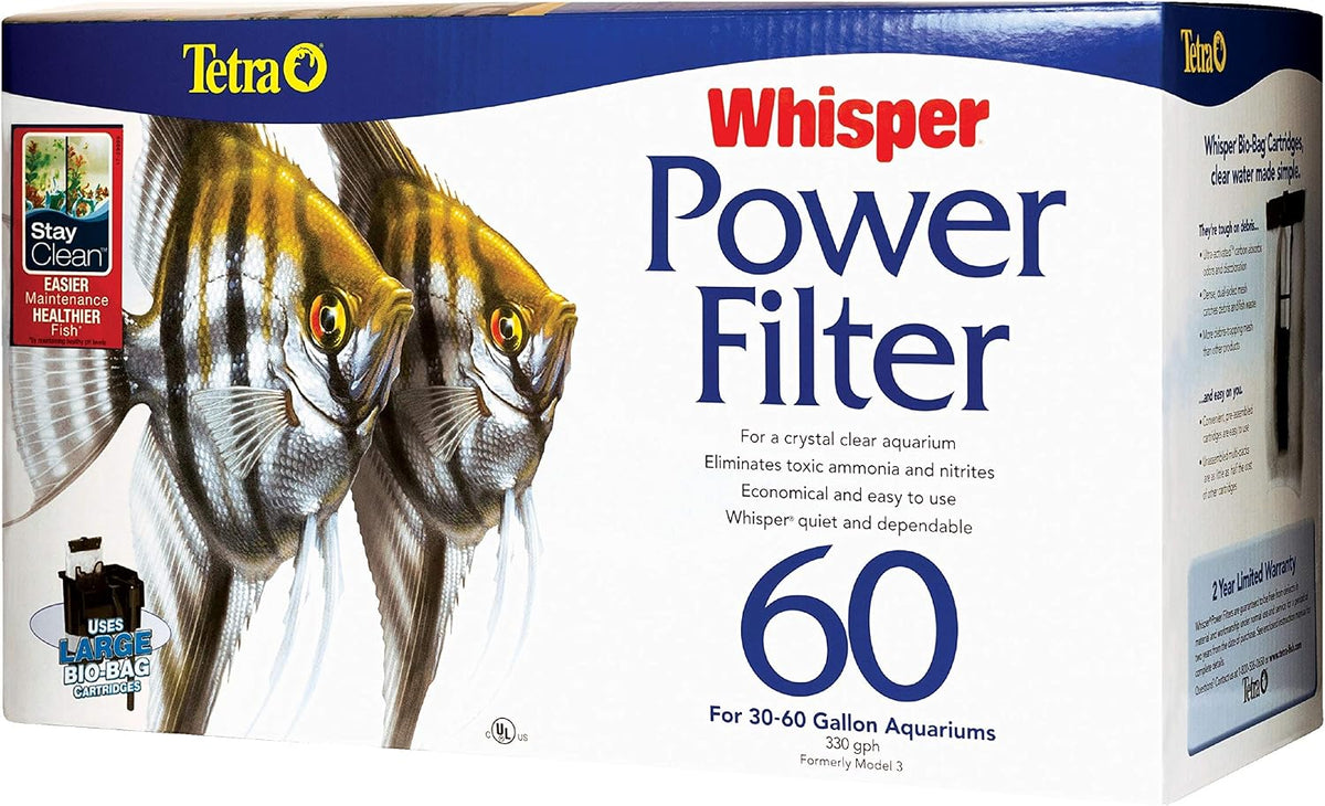 Whisper PF60 Power Filter For Aquariums