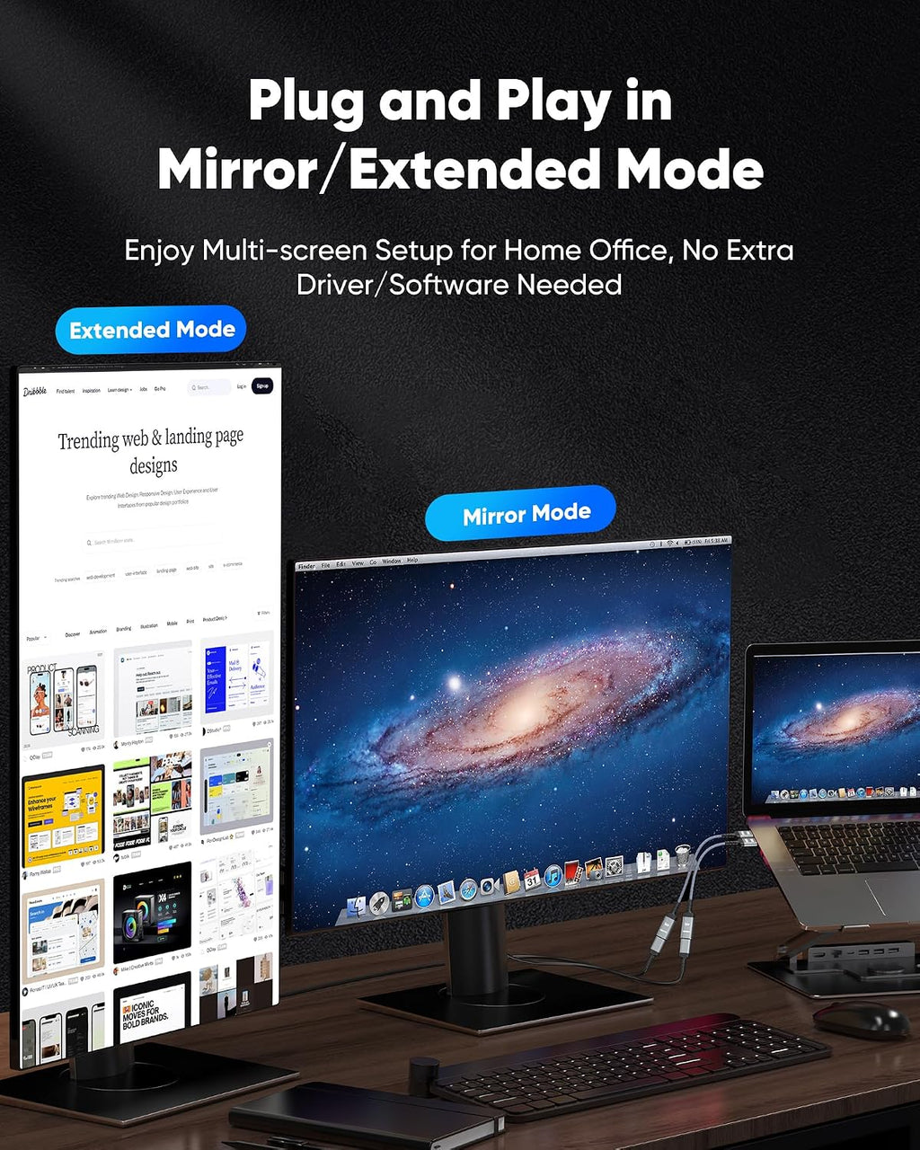 4K DisplayPort to HDMI Adapter, Unidirectional DP 1.2 to HDMI 1.4 | Uni-Directional DP 1.2 Computer to HDMI 2.0