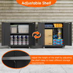 Metal Storage Cabinet, 31.5"H x 26"W Rolling Tool Cart with Lock