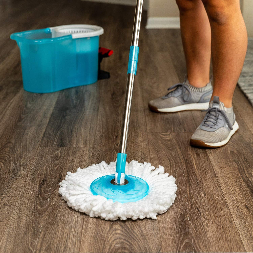 Spin Mop Replacement Head, Absorbent Microfiber, Holds 10X Weight