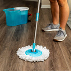 Spin Mop Replacement Head, Absorbent Microfiber, Holds 10X Weight