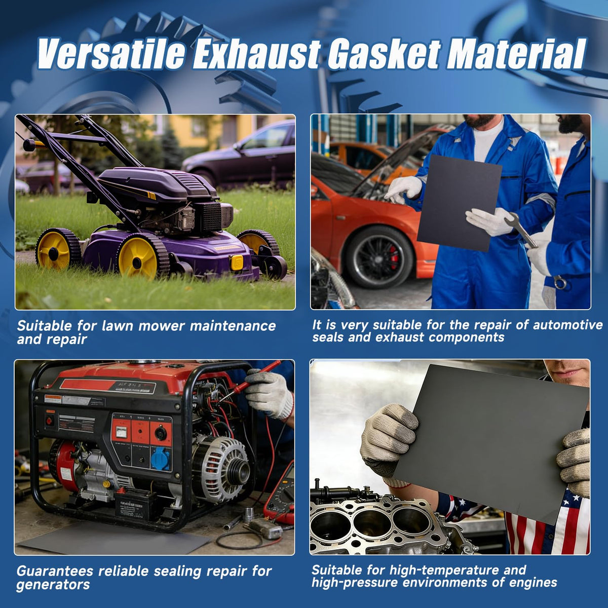 0.8MM 1.0MM 1.2MM Gaskets Material Non Asbestos