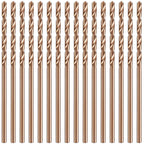 Mudder 15 Pcs 1/16" Drill Bit M35 High Speed Cobalt Drill Bit