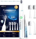 Electric Toothbrush with Water Flosser -Cordless 3-in-1 Flossing Toothbrush Sonic 2.0 for Braces & Travel, 30-Day