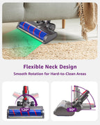 Upgraded 2 Brushes Vacuum Head Replacement for Dyson V7 V8 V10 V11 V15