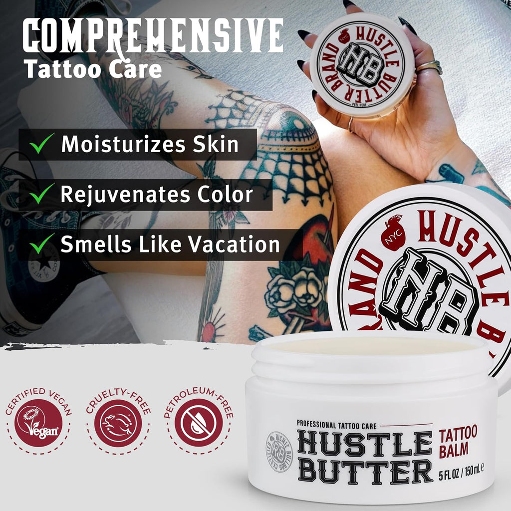 Hustle Butter Tattoo Soap & Aftercare Balm - 5oz Balm and 7 oz Soap