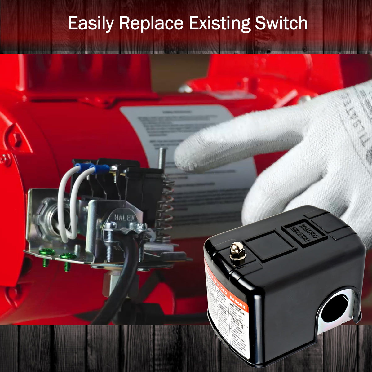 Red Lion Low Pressure Pump Cut-Off Switch for Well Pumps and Jet Pumps