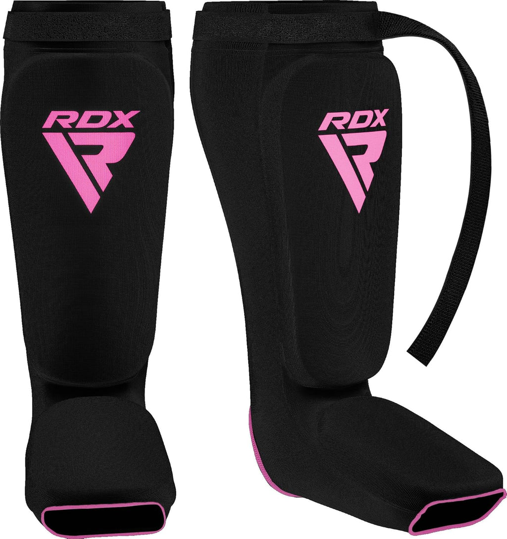 Shin Guards Kickboxing Muay Thai, SATRA Approved, MMA Leg Instep Protection Pads, Sparring Training Martial Arts
