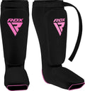 Shin Guards Kickboxing Muay Thai, SATRA Approved, MMA Leg Instep Protection Pads, Sparring Training Martial Arts