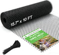 15.7" x10' Plastic Mesh Fence Roll,Heavy Duty Chicken Wire