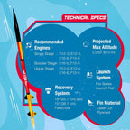 9728 Vogel Pro Series II Expert Model-Rocket Kit