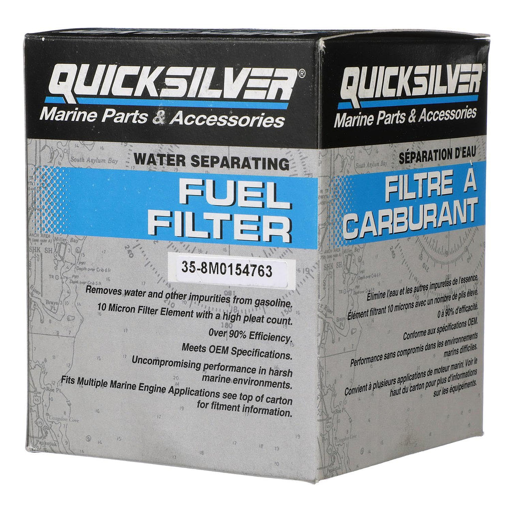 Quicksilver Water Separating Fuel Filter for Johnson/Evinrude 250/300 hp Outboards