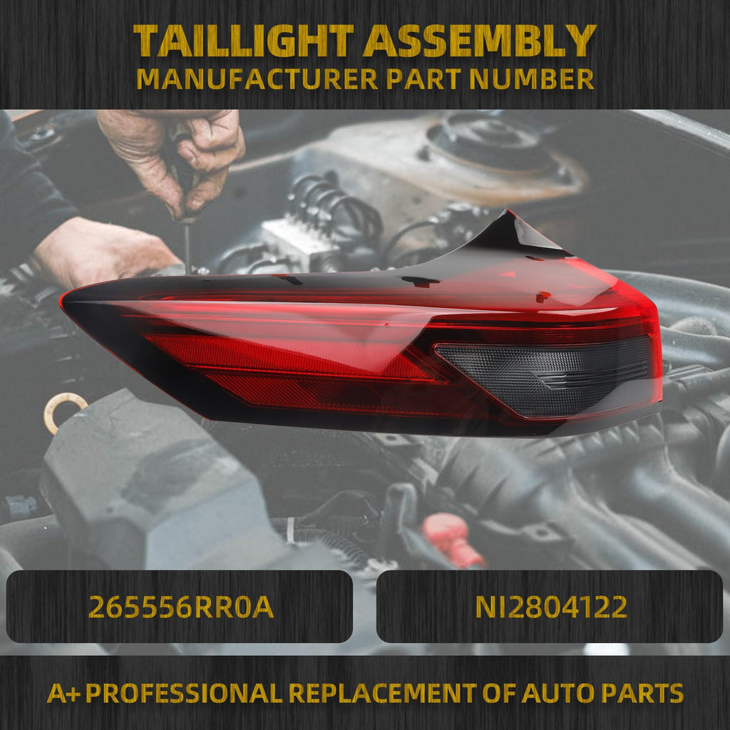 Tail Light Assembly LED Compatible with 2021-2024 Nissan Rogue