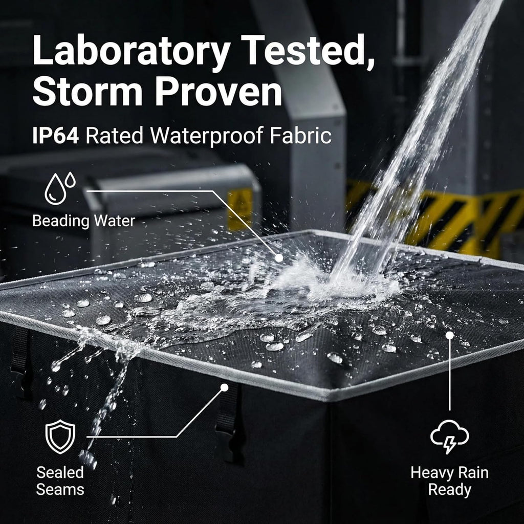 [New Upgraded] 900D Heavy Duty Waterproof Generator Cover, Generator Cover for Outside, 32"L x 24"W x 24"H Cover