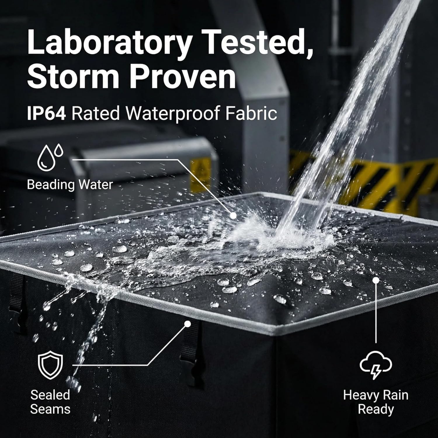 [New Upgraded] 900D Heavy Duty Waterproof Generator Cover, Generator Cover for Outside, 32"L x 24"W x 24"H Cover