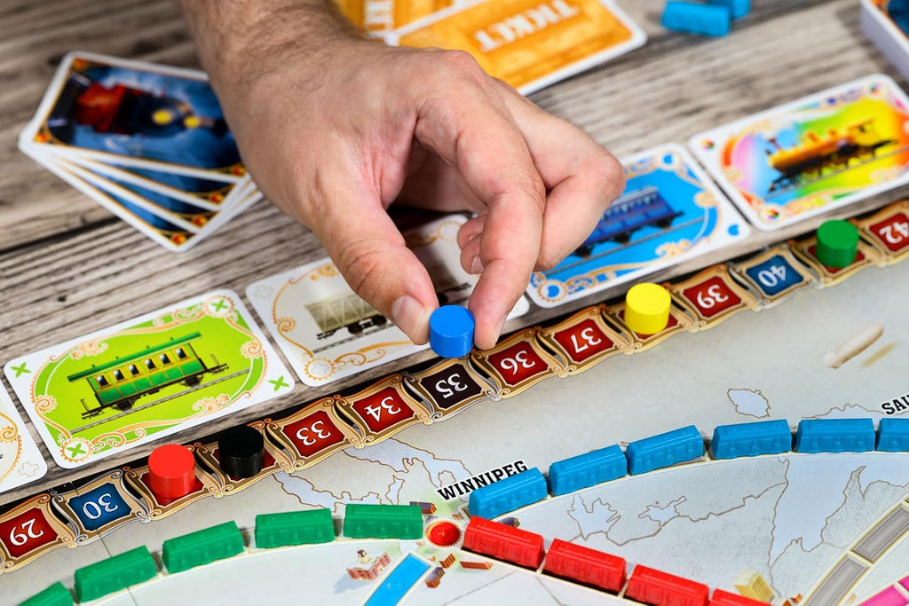 Asmodee Ticket to Ride Board Game (2025 Refresh) - A Cross-Country Train Adventure for Friends and Family, Strategy