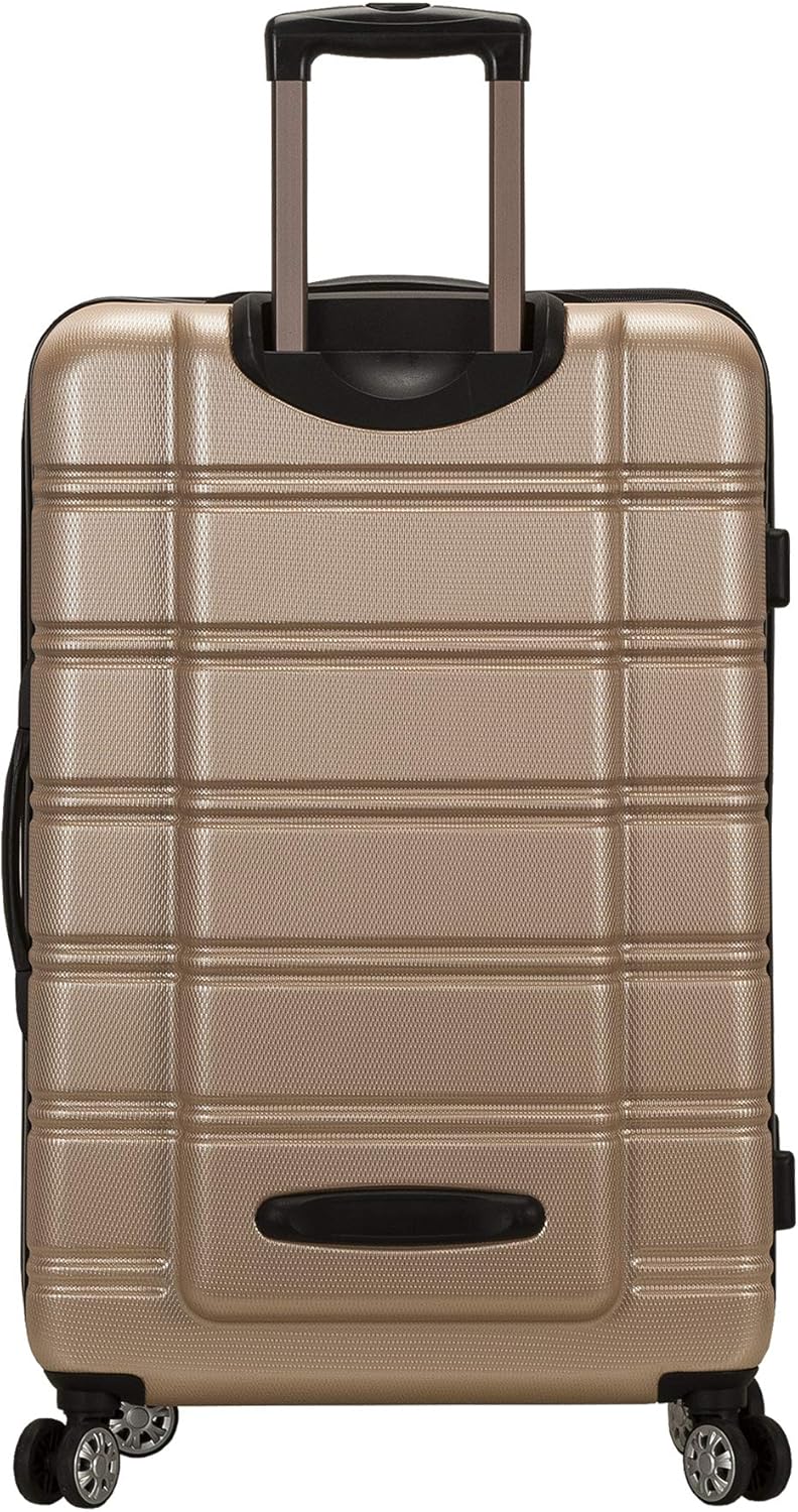 Melbourne Hardside 2 Piece Expandable Spinner Wheel Luggage Set, (20"/28"), Champagne