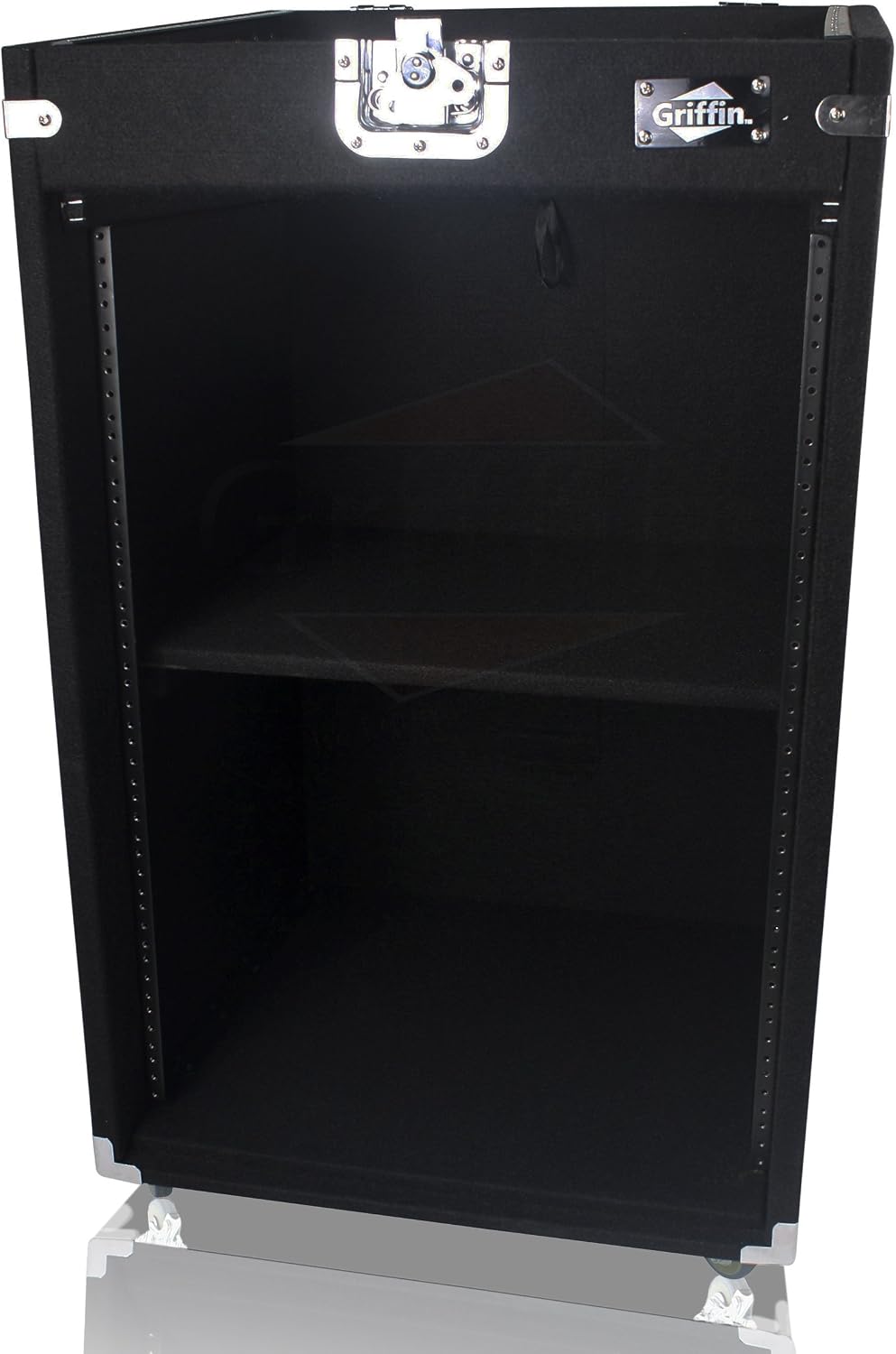 Rackmount Studio Mixer Flight Road Case (Ultimate-PROAudio) – 25U Mount Space Amp Cabinet Travel Trunk For Music Gear