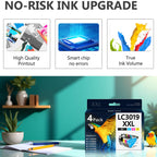 LC3019XXL Super High-Yield Ink Cartridges Replacement for Brother LC3019