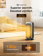 Quiet Space Heater, 1500W Portable Heaters for Indoor Use with Remote