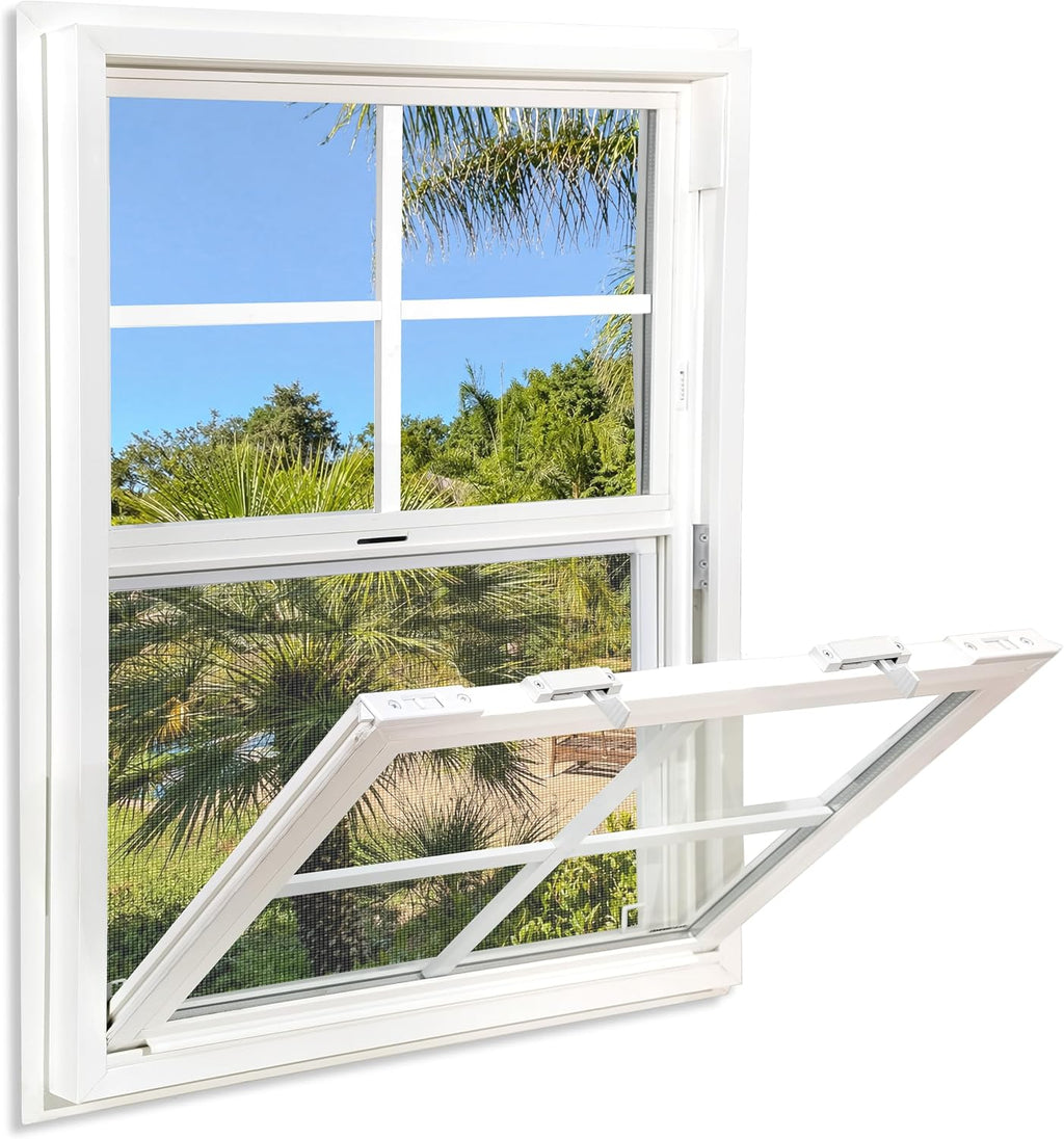 Vinyl Single Hung Window 32"x36", Double Pane Household Window
