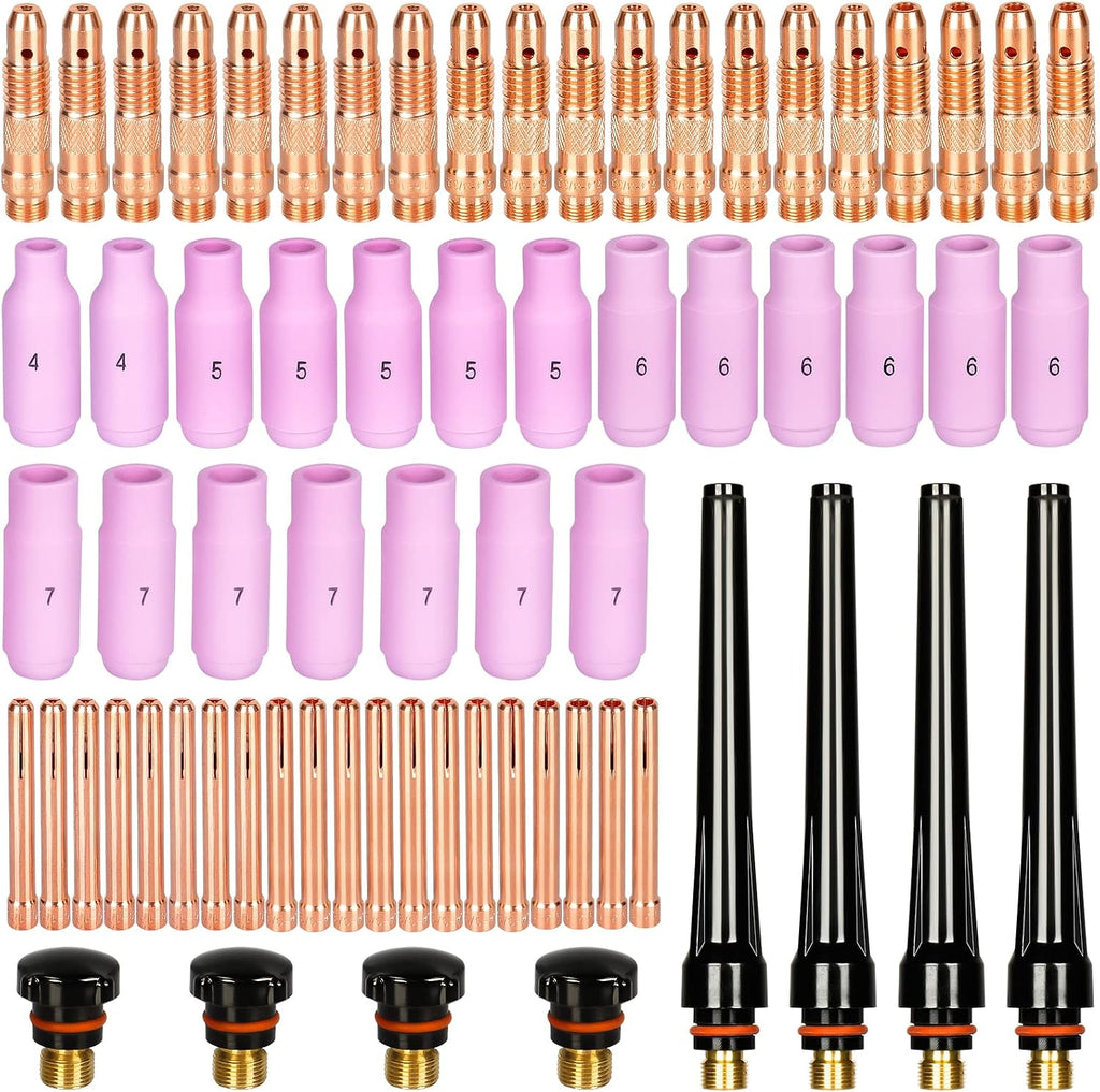 68pcs TIG Torch Consumables Accessories KIT