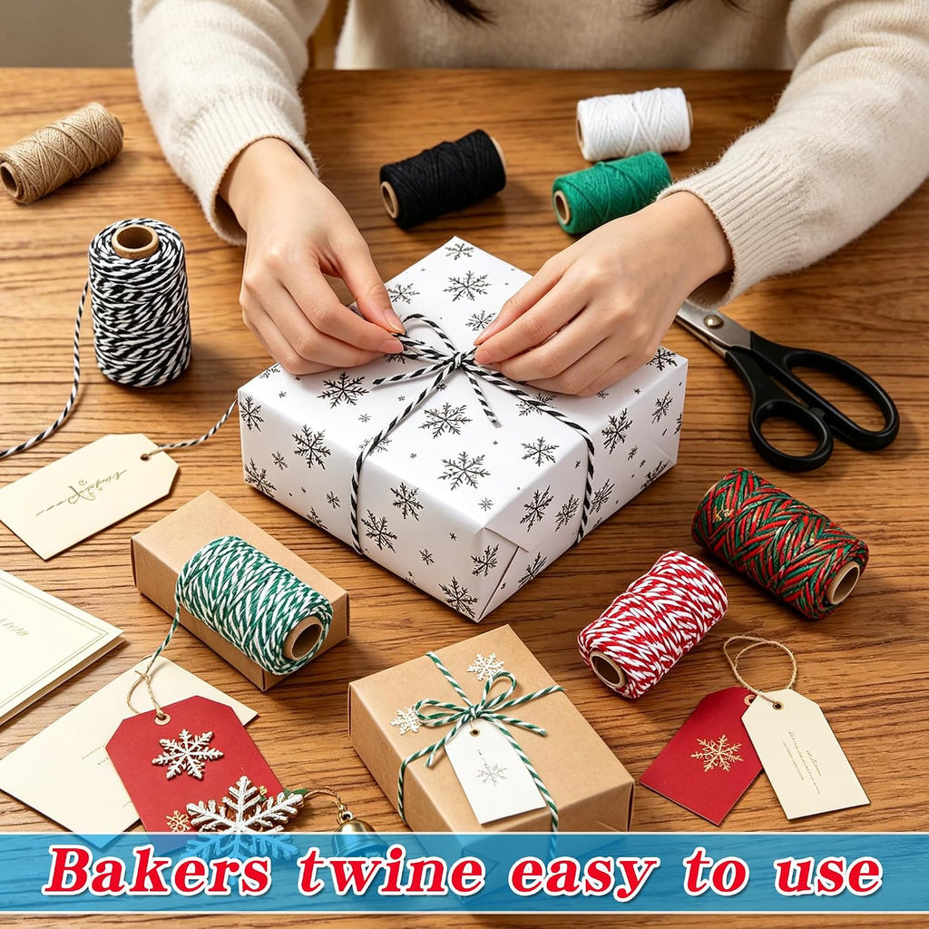 9 Rolls Cotton Twine Bakers Twine Colorful Butchers String Ribbon