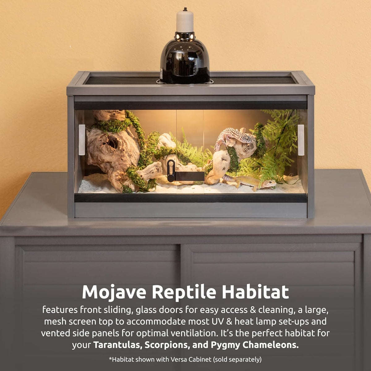 ECOFLEX 24" Small Reptile Enclosure, Grey