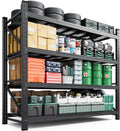 3000LBS Storage Shelves Heavy Duty,70" H Garage Shelving Units, 4 Tier Adjustable Utility Rack Shelf,Large Metal