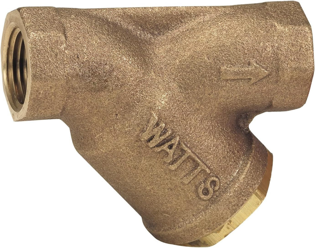 Watts Bronze Lead-Free Wye Pattern Strainer Threaded 3/4" 100 Mesh NPT