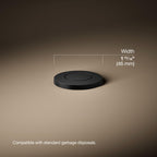 KOHLER 35726-BL K-35726-BL Garbage Disposal Air Switch Button, Matte Black