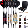 Darts Plastic Tip 9 Pcs 18 Grams Professional Soft Tip | Darts Set for Electronic Dartboard with 50 Extra Tips 9