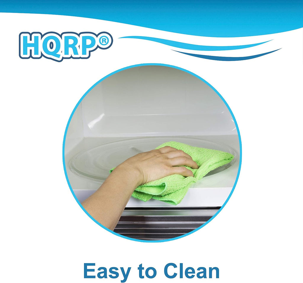 HQRP 12-inch Glass Turntable Tray Compatible with LG 3390W1G014A 1B71018G LMV1825SB LMV1925SB LMV1975ST LMV2053SB LMV2083ST LMVM1935SB MV1735B MV1760T MV1843BSY Microwave Oven Cooking Plate 305mm