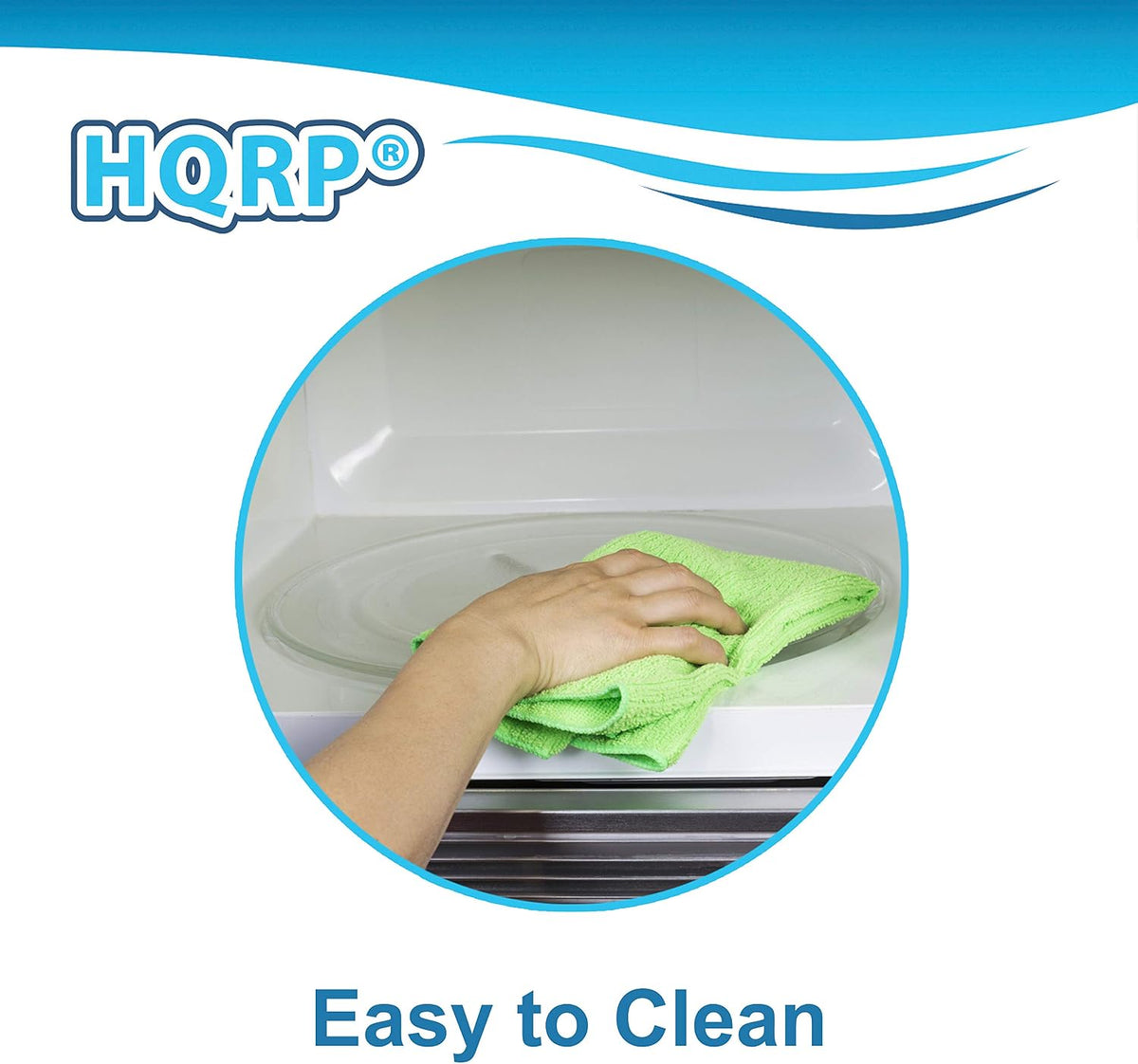 HQRP 12-inch Glass Turntable Tray Compatible with LG 3390W1G014A 1B71018G LMV1825SB LMV1925SB LMV1975ST LMV2053SB LMV2083ST LMVM1935SB MV1735B MV1760T MV1843BSY Microwave Oven Cooking Plate 305mm