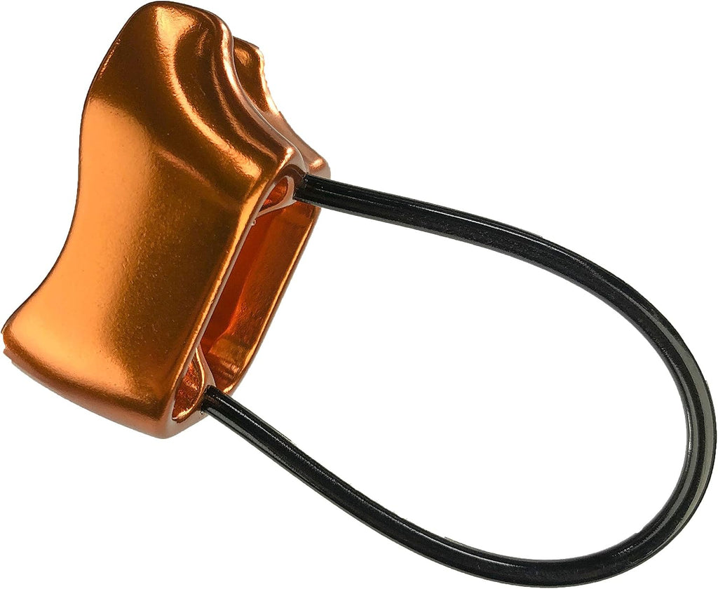 Climb Neo Sat Aluminum Tube Belay Device, Professional 25KN Rappel ATC Belay Device Aluminum V-grooved Rock Climbing