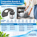 2 Pack Dishwasher Filter Replacement for Jenn-Air JDB8700AWP1