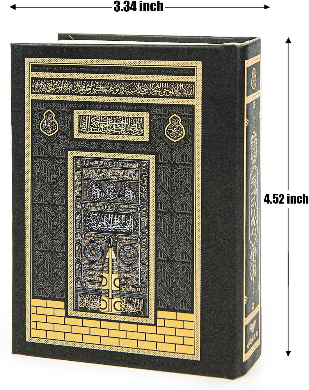 Prayer Rug Set with Mini Quran & Kaaba Cubic Gift Box, Prayer Beads Tasbih, Soft Sajadah, Namaz Mat, Islamic Gift for