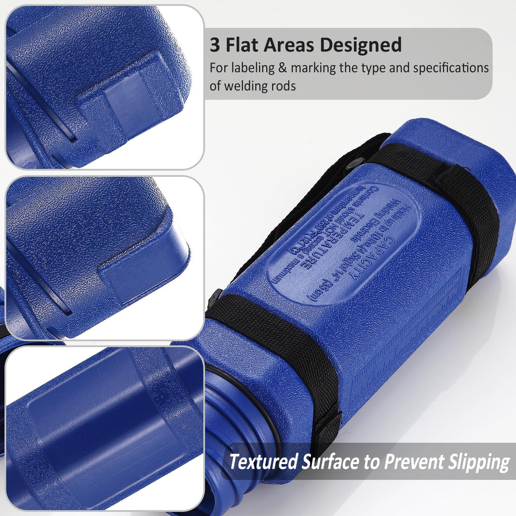 14" Rod Storage Container Tube 1 Pack for 10LB SMAW Welding Stick Electrode