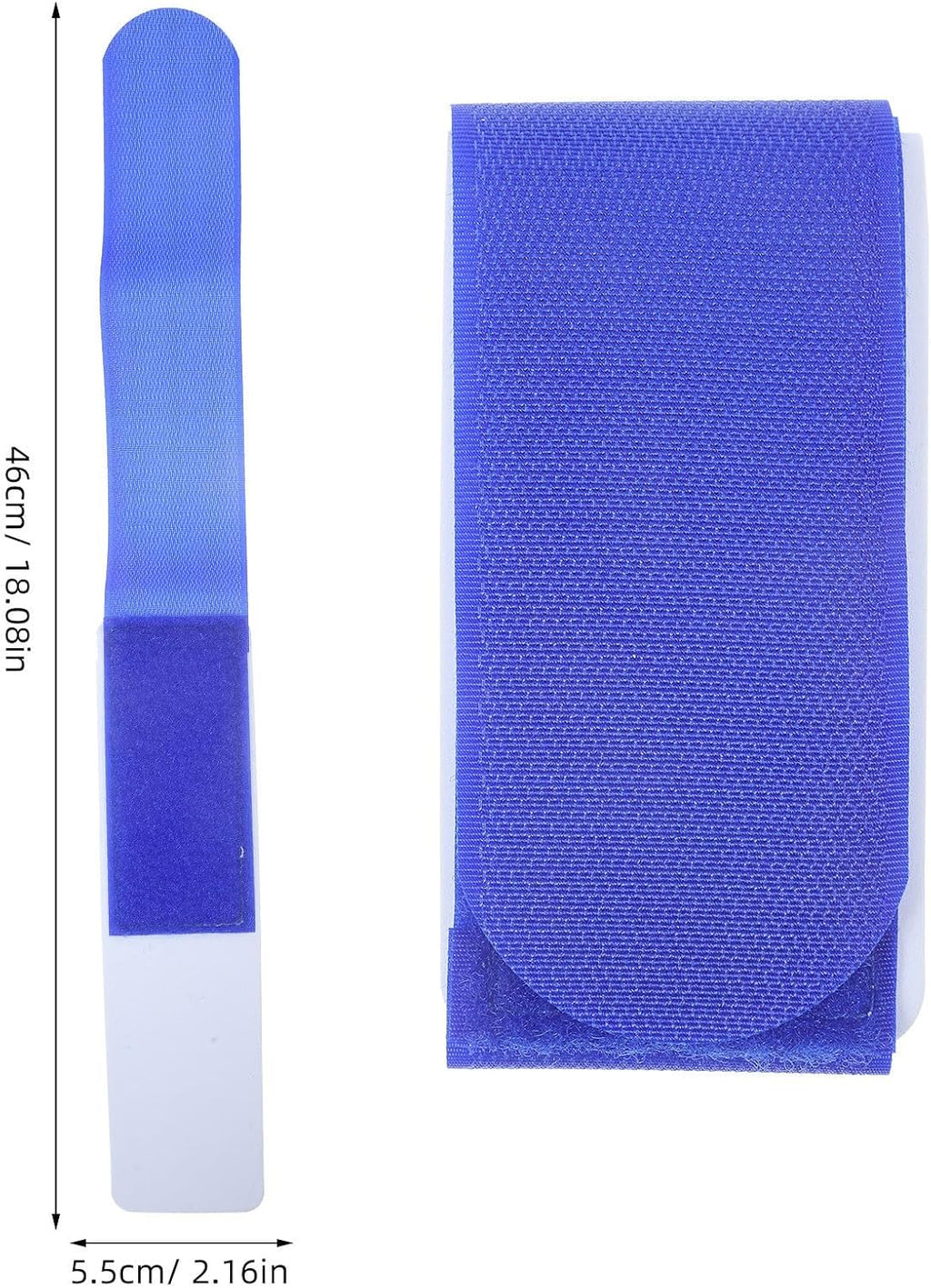 4pcs Lightweight Blue Nylon Skiing Board Fixing Band with Essential Carrying Tool for Ski and Snowboard, Sturdy Ski