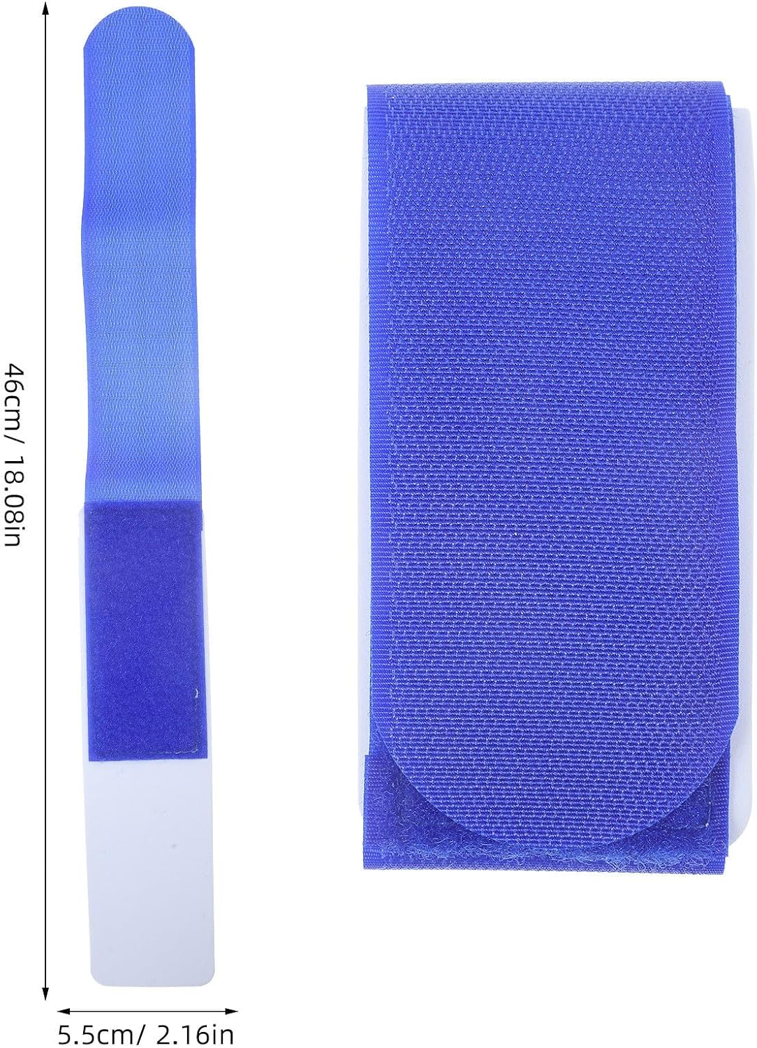 4pcs Lightweight Blue Nylon Skiing Board Fixing Band with Essential Carrying Tool for Ski and Snowboard, Sturdy Ski