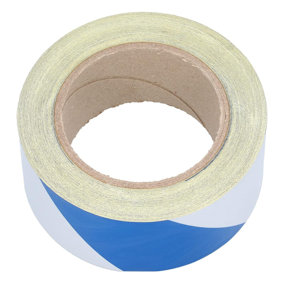 Reflective Safety Warning Tape Blue White 5cm X 30m Hazard Marking Tape
