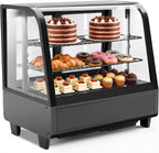 Countertop Display Fridge 3.5 Cu.Ft Double Glass Door