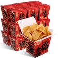 50 Pcs 8 oz Chinese Take out Boxes Paper Food Containers