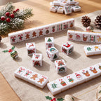 6 Pcs Christmas Mahjong Dice, 25mm Acrylic Game Dice